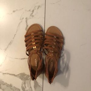 Brown Sandals. Never worn